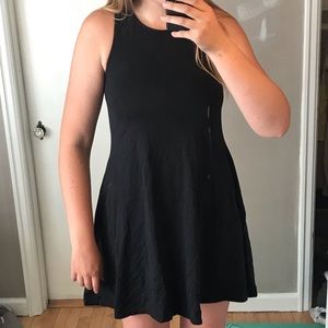 Casual black dress